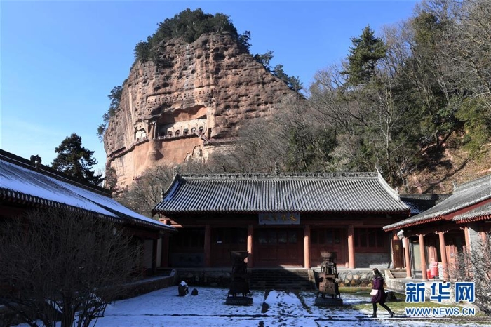 （社會(huì)）（1）雪后初晴麥積山